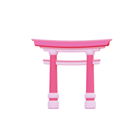 Tori Gate  3D Icon