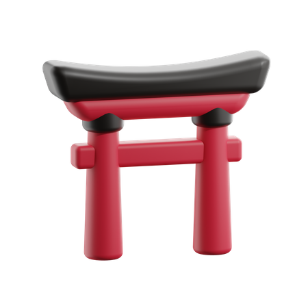 Tori Gate  3D Icon