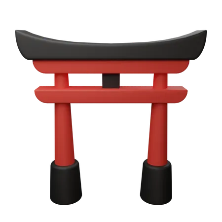 Torii gate  3D Icon