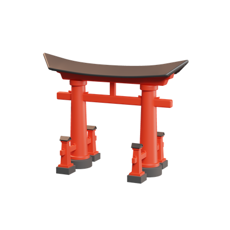 Torii Gate  3D Icon