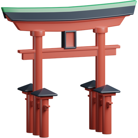Torii Gate  3D Icon