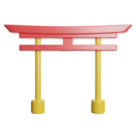 Torii Gate  3D Icon