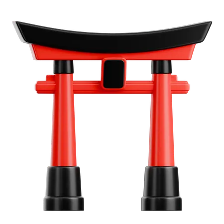 Torii Gate  3D Icon