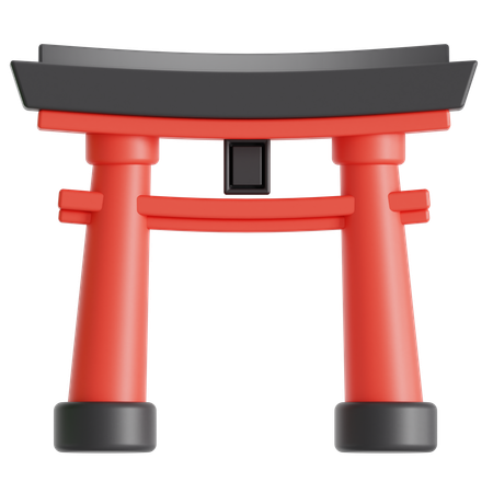 Torii gate  3D Icon