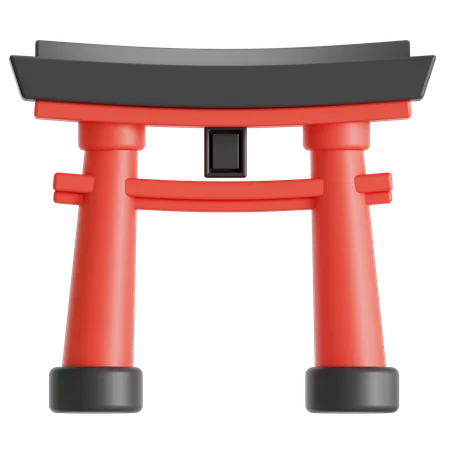 Torii gate  3D Icon