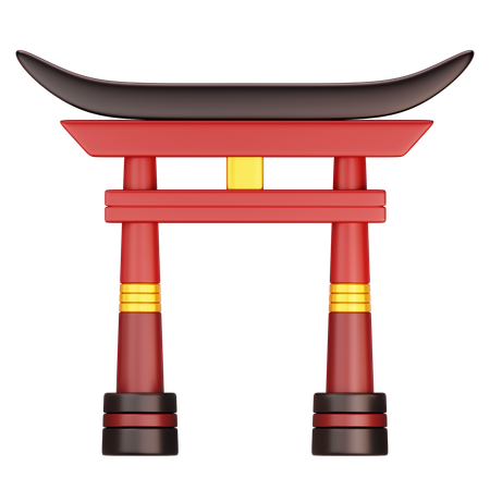 Torii Gate  3D Icon