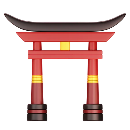 Torii Gate  3D Icon