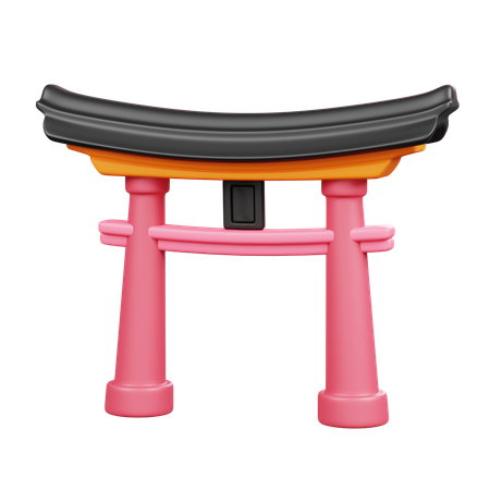 Torii Gate  3D Icon