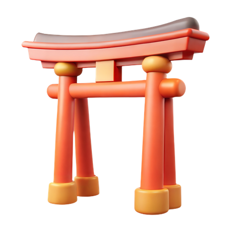 Torii Gate  3D Icon