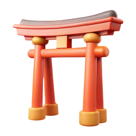 Torii Gate  3D Icon