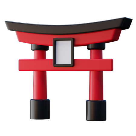 Torii Gate  3D Icon