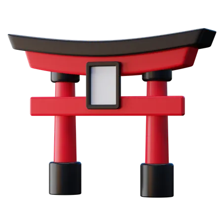 Torii Gate  3D Icon