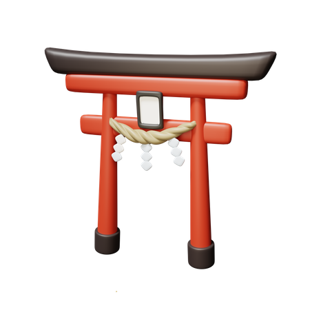 Torii Gate  3D Icon