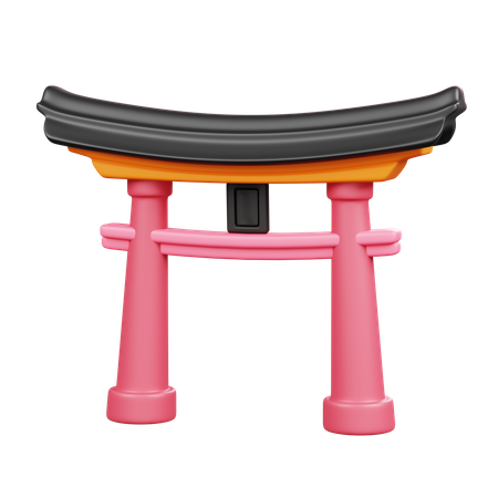 Torii Gate  3D Icon