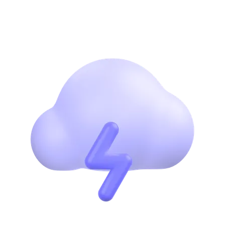 Clima de tormenta  3D Icon