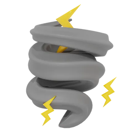 Tornade  3D Icon