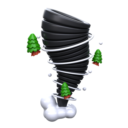 Tornade  3D Icon