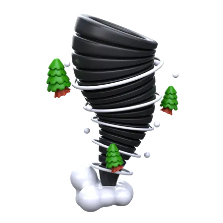 Tornade  3D Icon