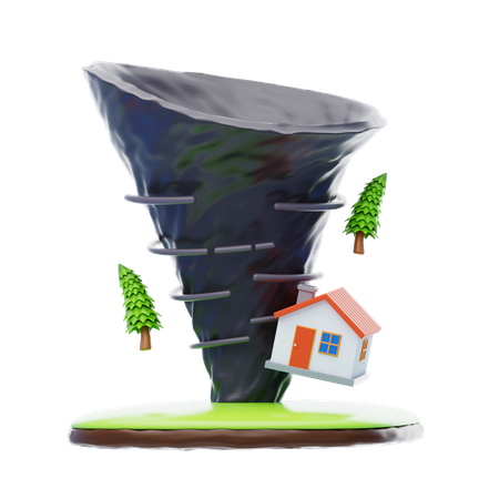 Tornade  3D Icon