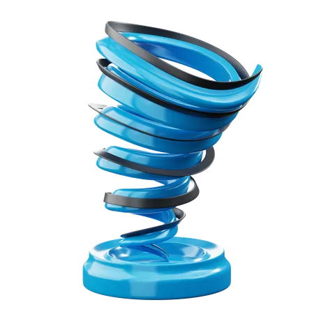 Tornado Weather 3 D Illustration 3D Icon