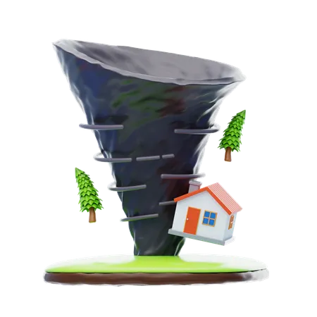 Tornado  3D Icon