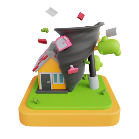 Tornado  3D Icon