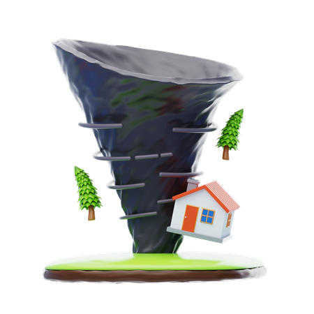 Tornado  3D Icon
