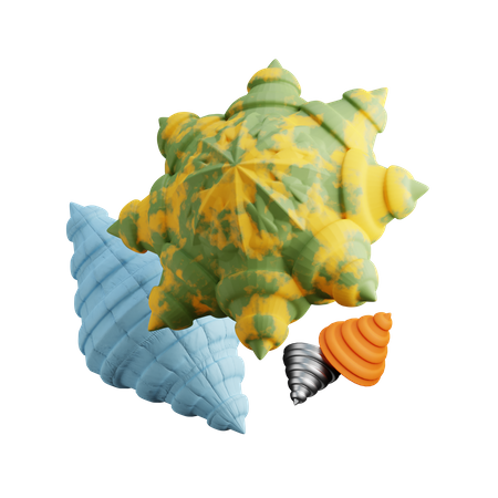 Tornado Frisbee 3D Illustration