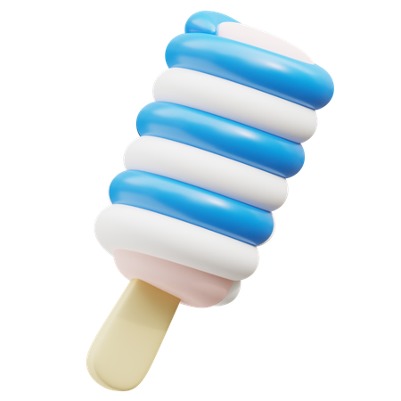 Helado de tornado  3D Icon