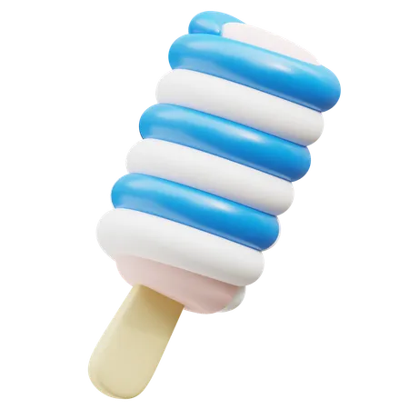 Helado de tornado  3D Icon