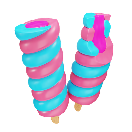 Tornado Popsicle  3D Icon