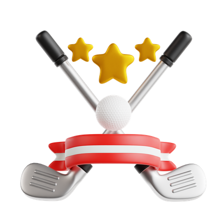 Torneio de golfe  3D Icon