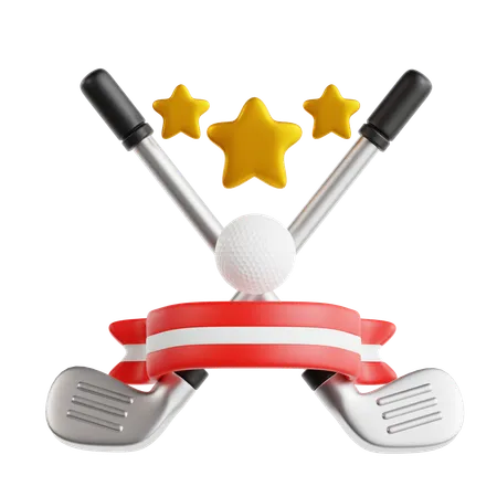 Torneio de golfe  3D Icon