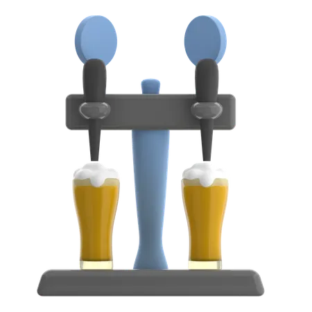 Torneira de cerveja  3D Icon