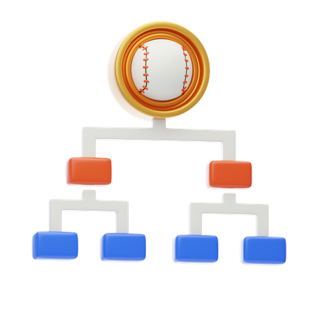 Torneo de beisbol  3D Icon