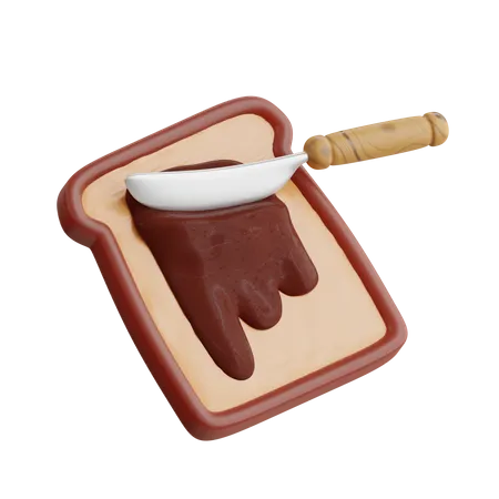 Torrada de chocolate  3D Icon