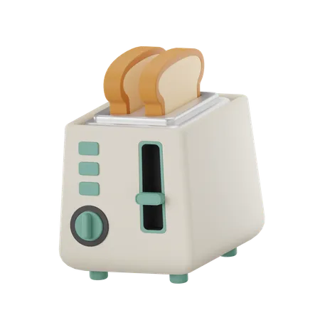 Torradeira de pão  3D Icon