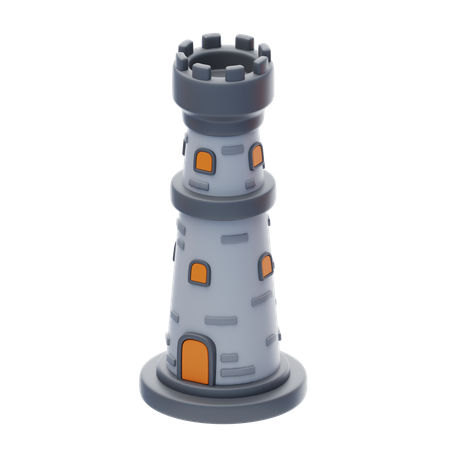 Torre  3D Icon