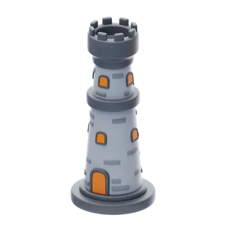 Torre  3D Icon