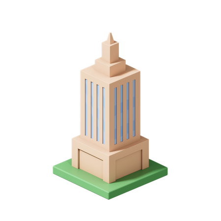 Torre  3D Icon