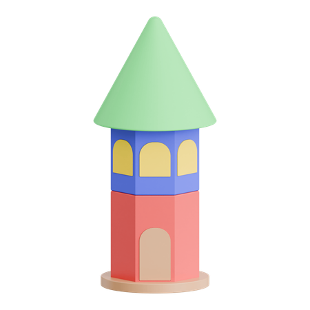 Torre  3D Icon