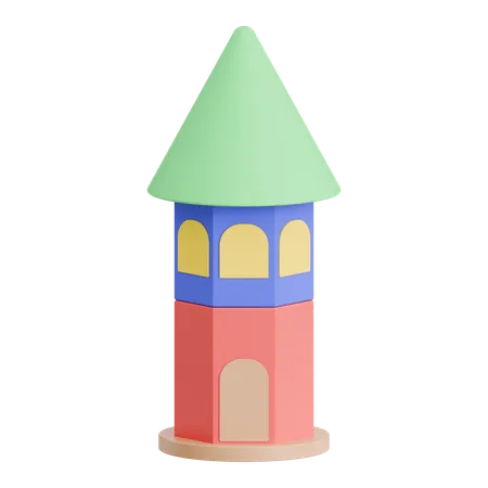 Torre  3D Icon