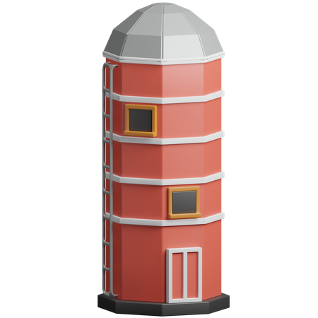 Torre  3D Icon