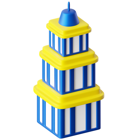 Torre  3D Icon