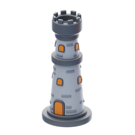 Torre  3D Icon