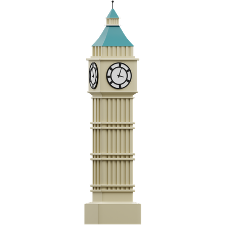 Torre Big Ben  3D Icon