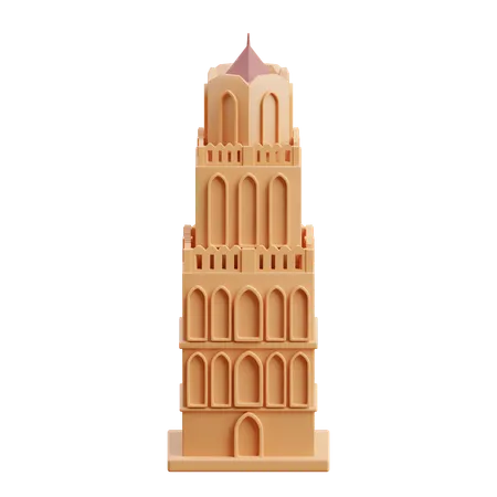 Torre do castelo  3D Icon