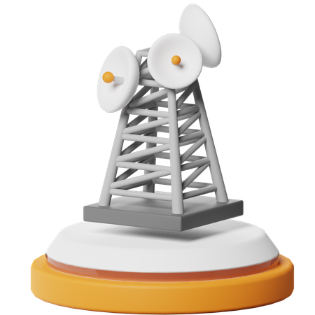 Torre de antena  3D Icon
