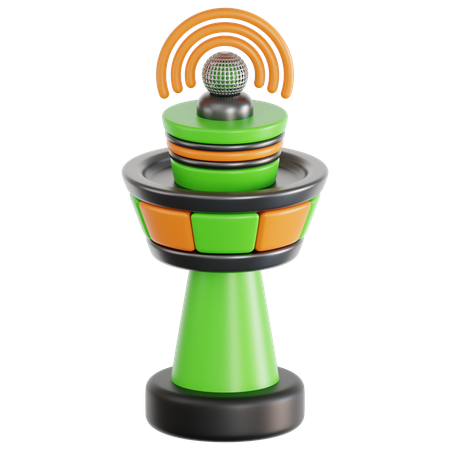 Torre de comunicação  3D Icon