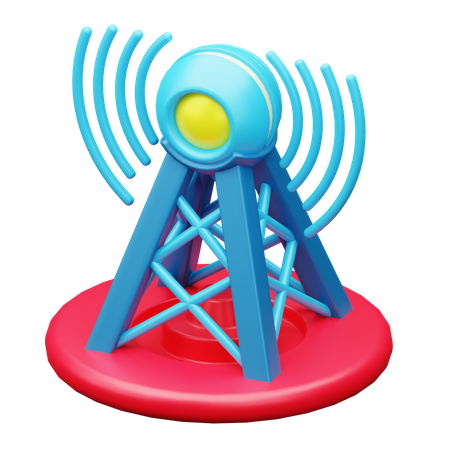 Torre de comunicação  3D Icon